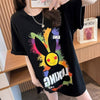 着回し力抜群 キュート カジュアル プリント 半袖Ｔシャツ全2色 <U-8550>