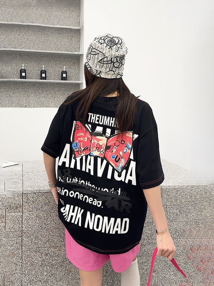 美人度アップ 海外トレンド 定番シンプル 好感度UP カジュアル 全3色 半袖 Tシャツ ＜U-11236＞