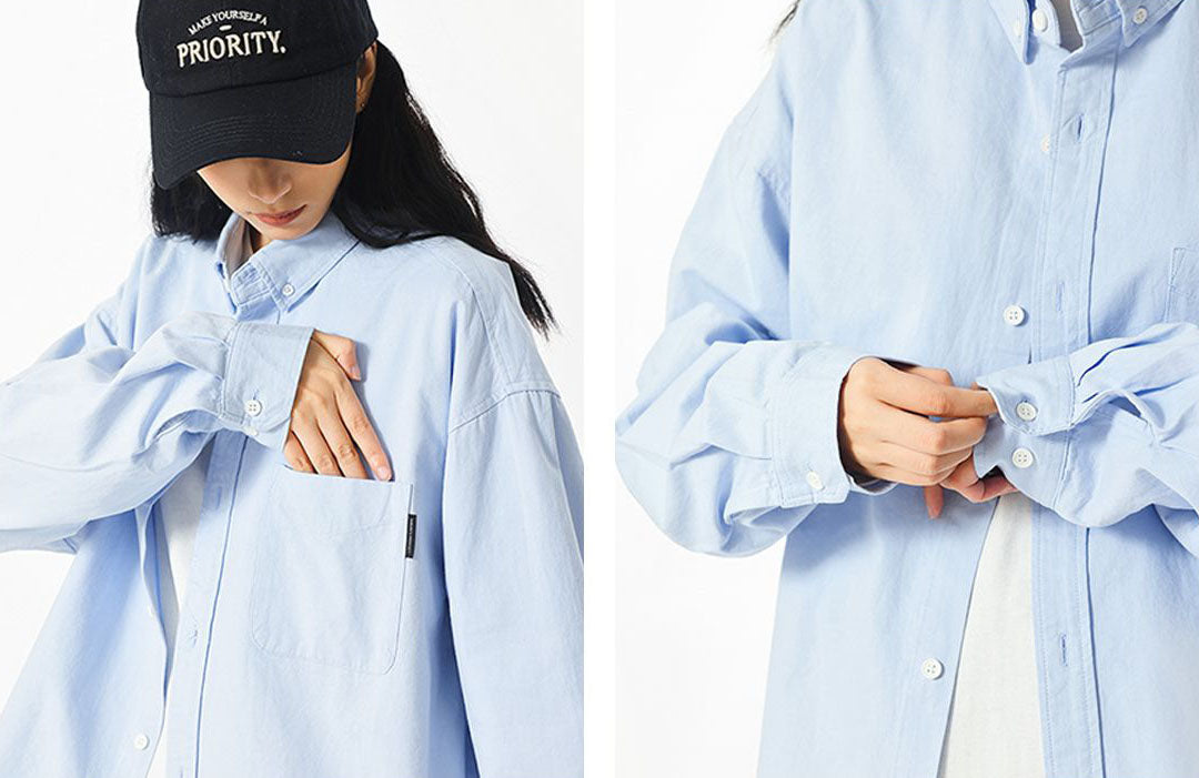 【人気沸騰】 ルーズ 通気性 着痩せ 男女兼用 UVカット シャツ U-13135