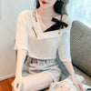 美人度アップ 3色選択可 チャーミング Tシャツ カットソー＜U-3267＞
