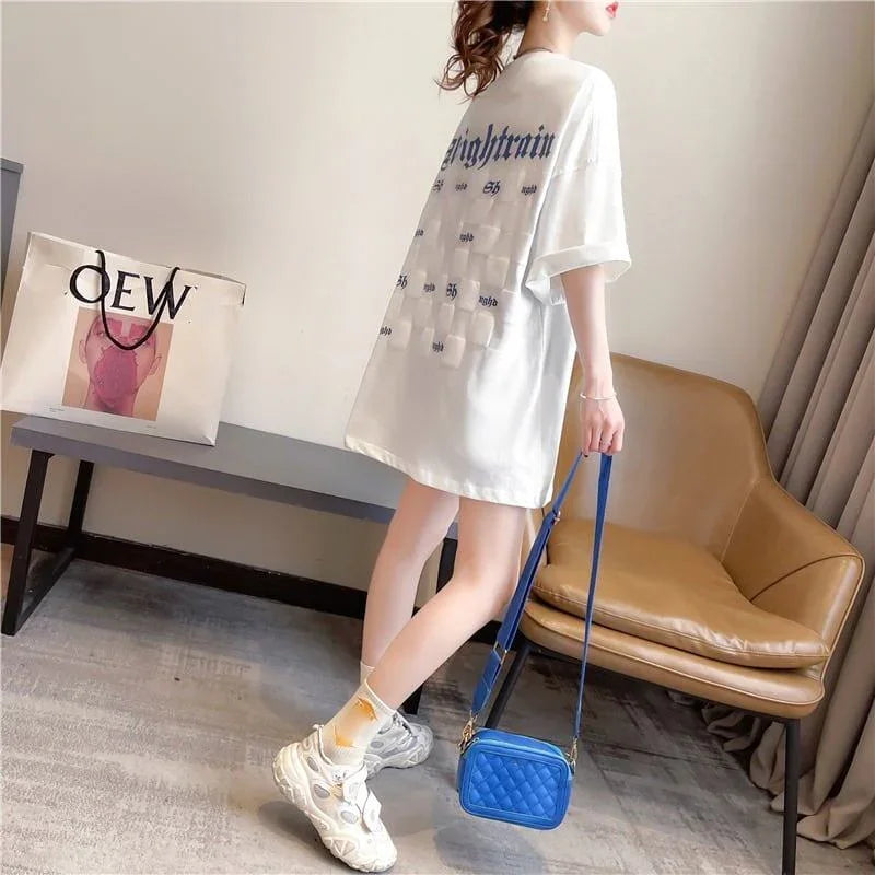 スタイリッシュ 3色選択可 一目惚れ アルファベット Tシャツ カットソー＜U-3060＞
