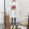人気商品再入荷 アバンギャルド 上品 レース プリント全2色 半袖Tシャツ<U-9024>