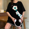 好感度満載 プリント 美感いっぱい Tシャツ カットソー＜U-3313＞
