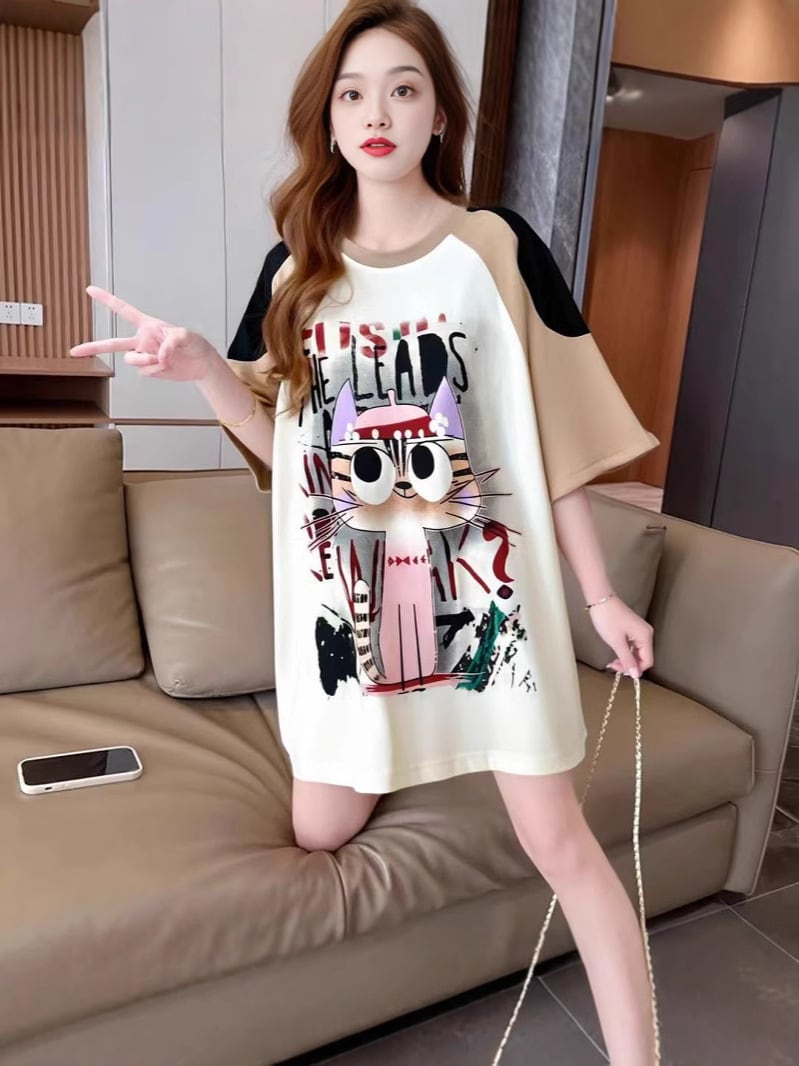 スウィート 好感度UP 海外トレンド カジュアル 全3色 半袖 Tシャツ ＜U-11110＞