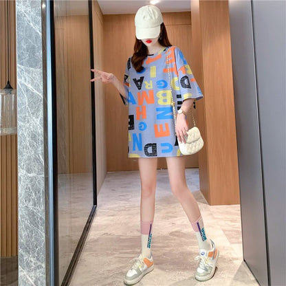 カジュアル 3色選択可 好感度満載 プリント Tシャツ カットソー＜U-3323＞