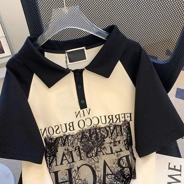 売り切れ必至  ファッション スウェット＜U-10079＞ プリント 半袖Tシャツ カットソー＜U-8250＞