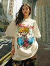 話題沸騰中 目を奪われる 流行新作 カジュアル ゆったり 全2色 半袖Tシャツ＜U-9295＞