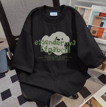 今季マストバイ プリント 定番シンプル 全5色 Tシャツ カットソー＜U-8552＞
