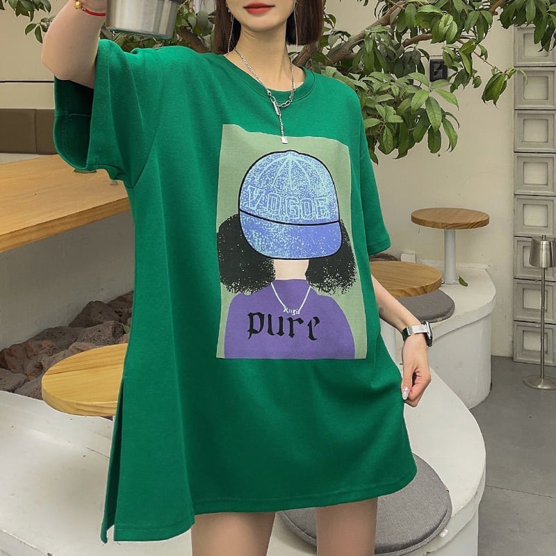 話題沸騰中 都市ファッショ 流行新作 オシャレ デザイン プリント全6色 半袖Tシャツ<U-9108>