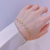 個性的なデザイン オシャレ度満点 綺麗め ブレスレット アクセサリー＜isf-3535＞