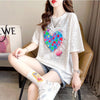 オシャレ度満点 プリント 高級感溢れる Tシャツ カットソー＜U-3336＞