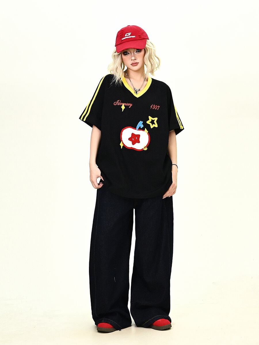 売り切れ必至 早い者勝ち 絶対流行 カジュアル 2色選択 Tシャツ<U-11545>