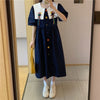 大活躍 大人可愛い 超人気 シンプル チェック柄 フロック<U-11286>