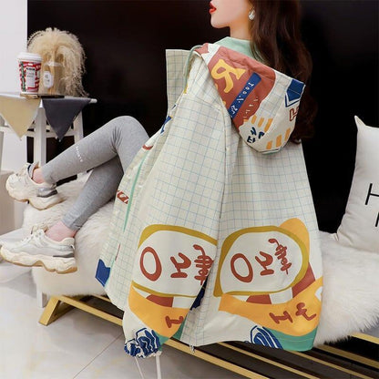 カジュアル プリント オシャレ度満点 ジャケット ブルゾン アウター＜U-2875＞