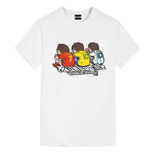 期間限定 特別デザイン カジュアル プリント 全3色 半袖 Tシャツ <U-8838>