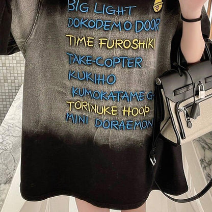 ファッション アルファベット カジュアル Tシャツ カットソー＜U-3092＞
