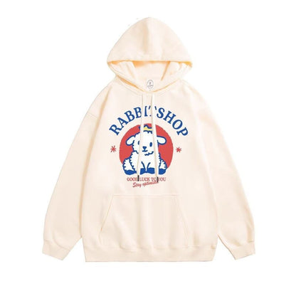 【裏起毛】 肌触り抜群 sweet系可愛い カジュアル プリント 8色選択 男女兼用 パーカー<U-10606>