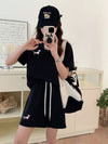 人気上昇中 着心地良い 真夏も快適 カジュアル 全5色 半袖 Tシャツ ショートパンツ セットアップ ＜U-9216＞