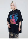 大注目 ファッション ストリート系 ヴィンテージ加工 プリントTシャツ ＜U-2875＞