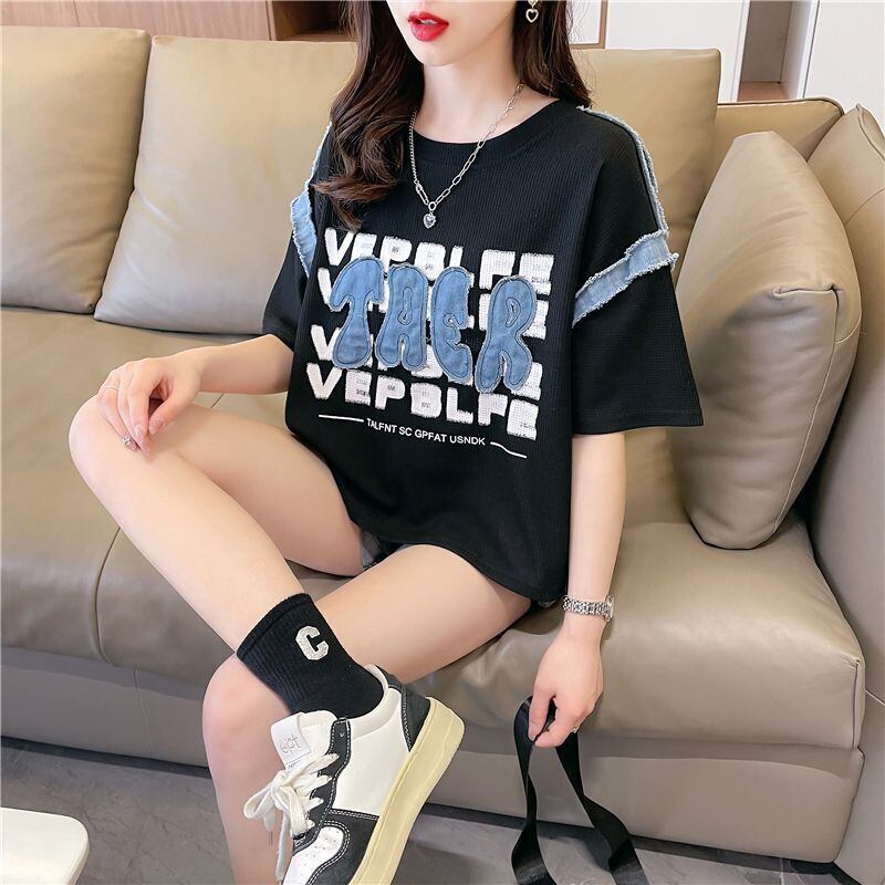 着回し力抜群 早い者勝ち 絶対流行 カジュアル 2色選択 Tシャツ<U-11645>