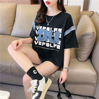 着回し力抜群 早い者勝ち 絶対流行 カジュアル 2色選択 Tシャツ<U-11645>
