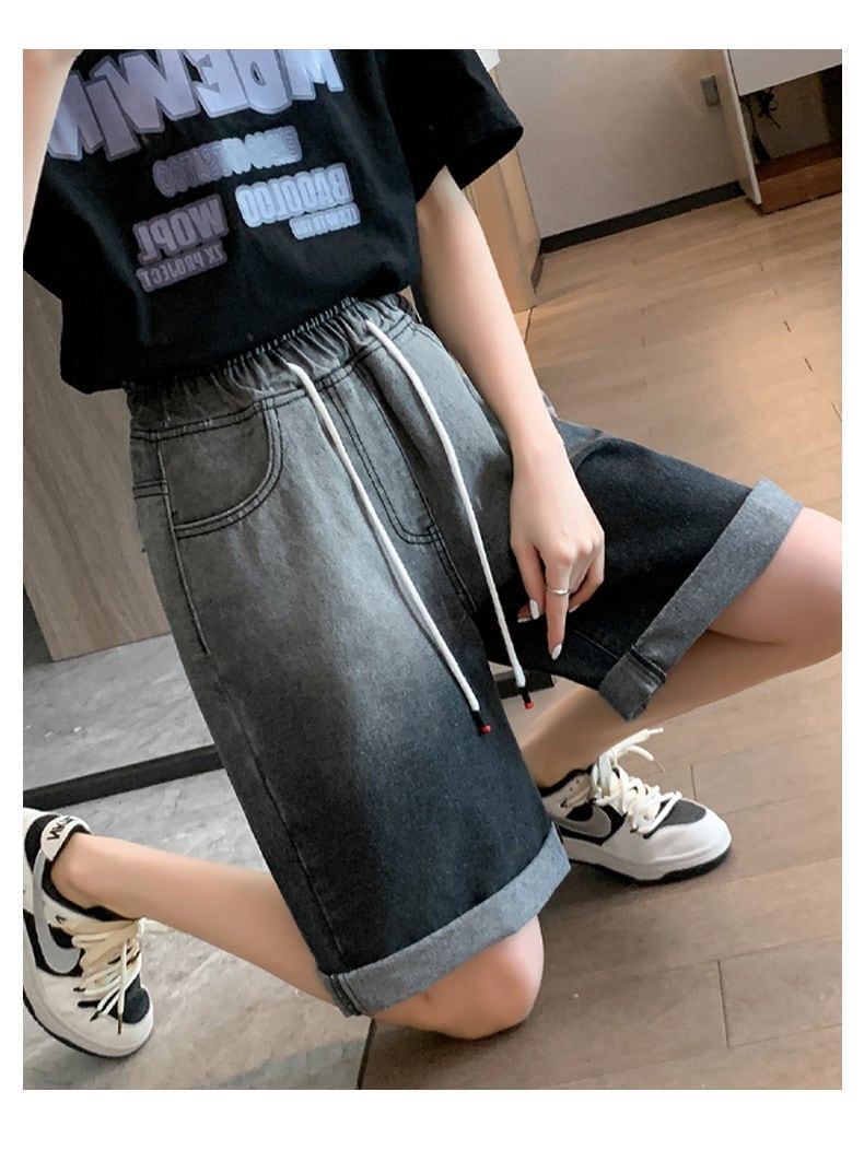 絶対欲しい オシャレ度満点 ゆったり感アップ ディップダイ デニム パンツ＜U-8303＞
