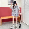 好感度満載 美感いっぱい プリント Tシャツ カットソー＜isf-3175＞