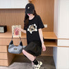 絶対欲しい ネコ カジュアル デザイン ゆったり 半袖 Tシャツ＜U-8658＞