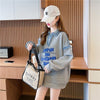 【裏起毛】お勧めポロネック英字ロゴ厚手スウェット