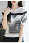 定番シンプル 売り切れ必至 着回し力抜群 全2色 Tシャツ <U-11938>