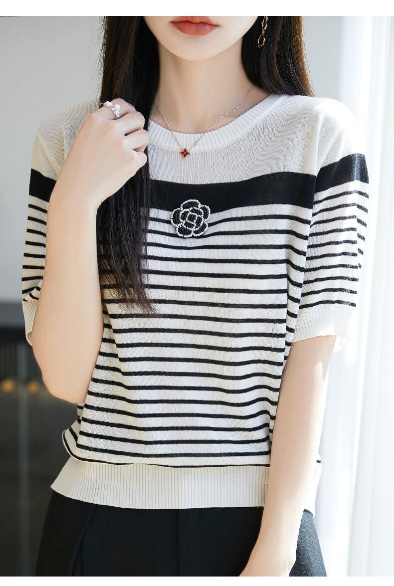 定番シンプル 売り切れ必至 着回し力抜群 全2色 Tシャツ <U-11938>
