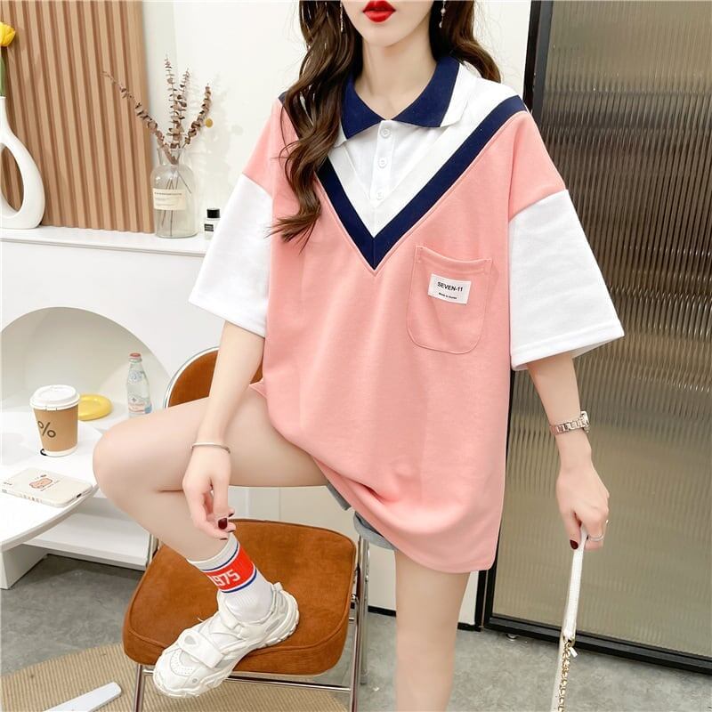 着心地抜群 切り替え 女性力を高める Tシャツ カットソー＜U-3299＞