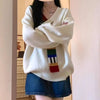 おすすめ スタイルアップ 定番シンプル大人可愛い ニットトップス<U-9573>