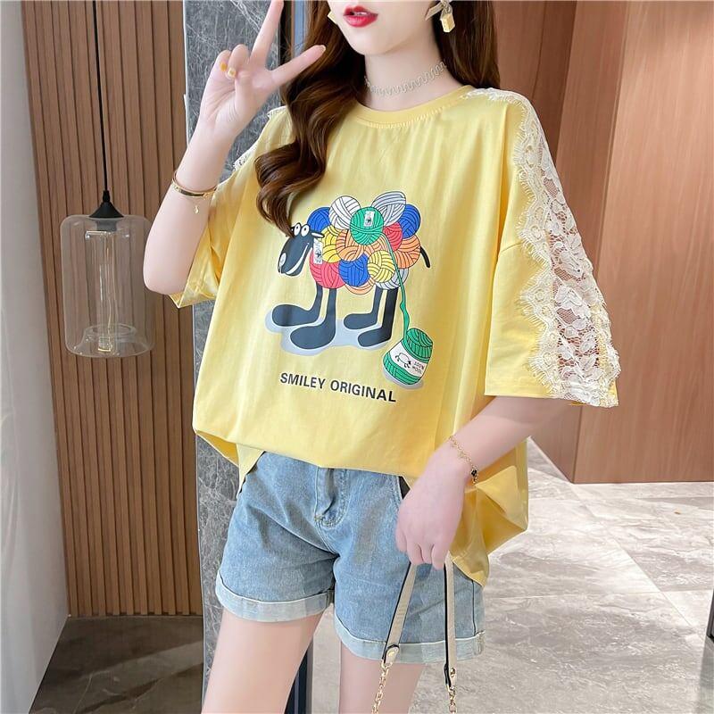 好感度満載 3色選択可 美感いっぱい Tシャツ カットソー＜U-3074＞
