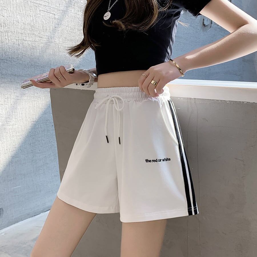 清涼感たっぷり ハイウエスト 美腿効果抜群 パンツ ボトムス＜U-3617＞