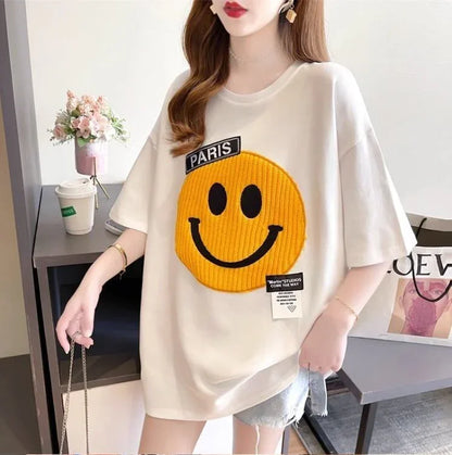個性的なデザイン プリント オシャレ度満点 Tシャツ カットソー＜U-3373＞