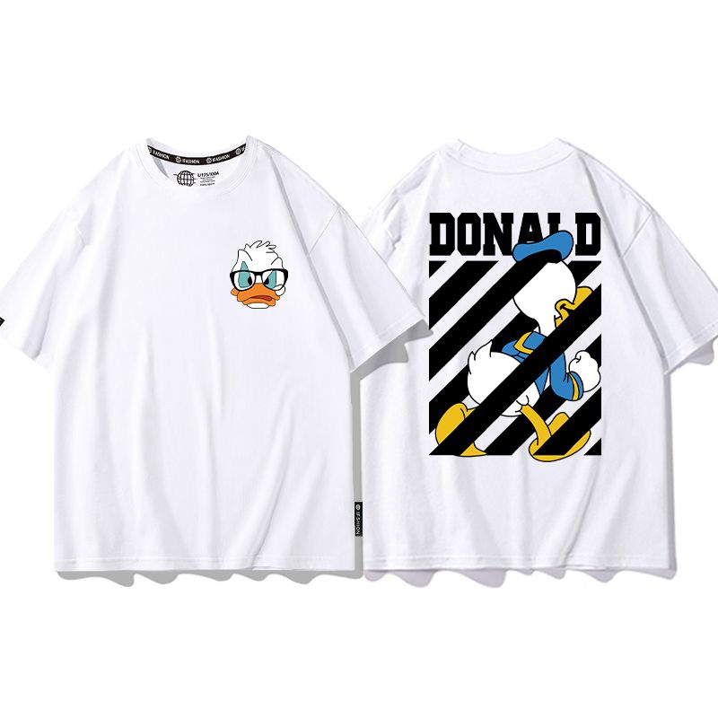 男女兼用 プリント 半袖 Tシャツ U-13187