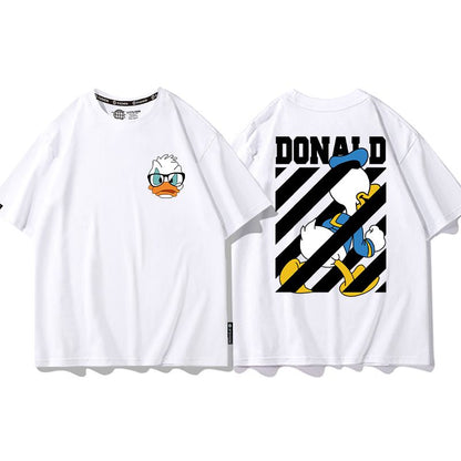 男女兼用 プリント 半袖 Tシャツ U-13187