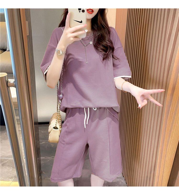 定番シンプル 半袖Ｔシャツⅹパンツセット全4色 カジュアル <U-8732>