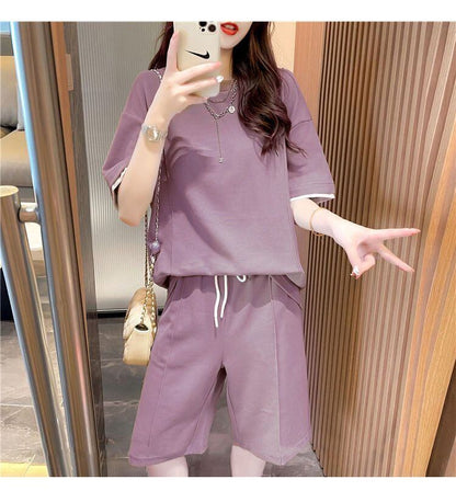 定番シンプル 半袖Ｔシャツⅹパンツセット全4色 カジュアル <U-8732>
