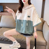高級感 帽子付き 半袖 Tシャツ スウェット ＜U-8640＞