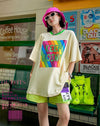 話題沸騰中 都市ファッショ オシャレ デザイン  ゆったり プリント 半袖Tシャツ＜isf-9171＞