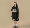 大好評 ファッション カジュアル ルーズ半袖Ｔシャツⅹパンツセット<U-6539>