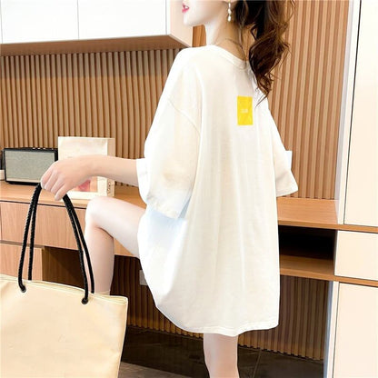 スタイリッシュ プリント 一目惚れ Tシャツ カットソー トップス＜U-3135＞