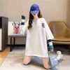 美人度アップ 切り替え ファッション プリント Tシャツ カットソー＜U-3668＞