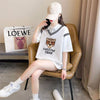 話題沸騰中 レイヤード風 オシャレ度満点 6色選択可 Tシャツ カットソー＜U-8362＞