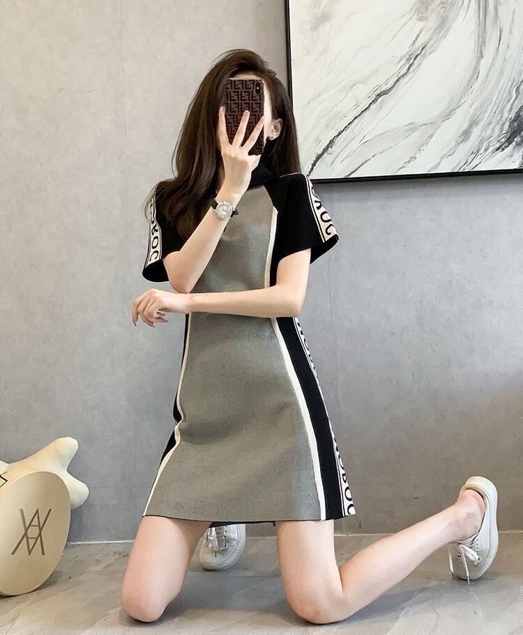 新商品 ファッション 美人度アップ 切り替え ワンピース＜U-8839＞