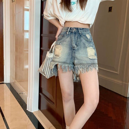 美人度アップ ハイウエスト ファッション パンツ ボトムス＜U-3391＞