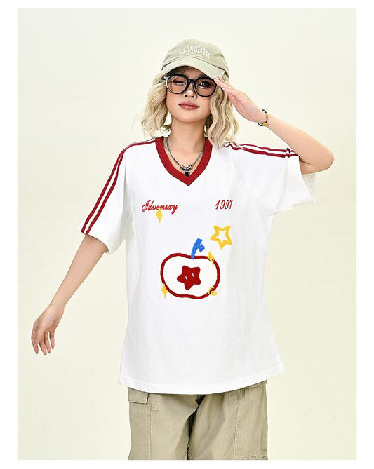 売り切れ必至 早い者勝ち 絶対流行 カジュアル 2色選択 Tシャツ<U-11545>