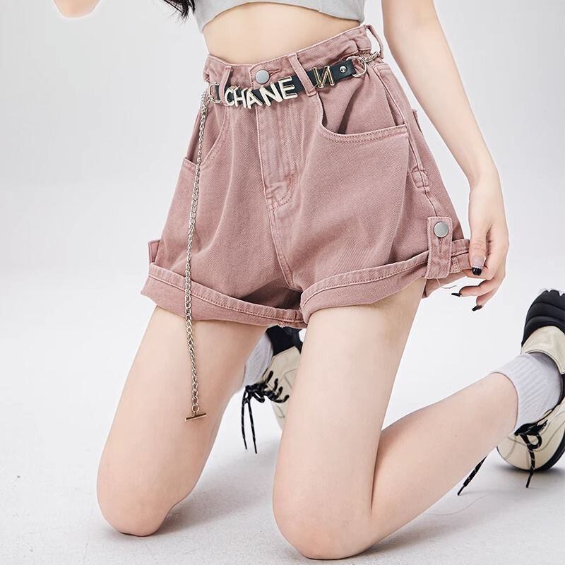 絶対流行 個性派 ゆったり感アップ 全3色 デニムショートパンツ ＜U-8794＞